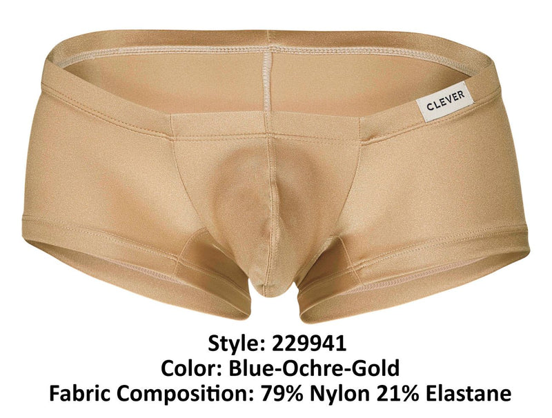 Intelligent 229941 3PK Australian Latin Trunks Trunks Color Blue-Ochre-Gold