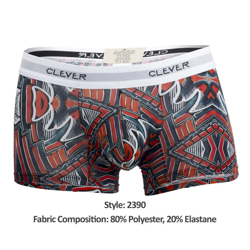 Intelligent 2390 boxer raffiné Briefs Couleurs rouges