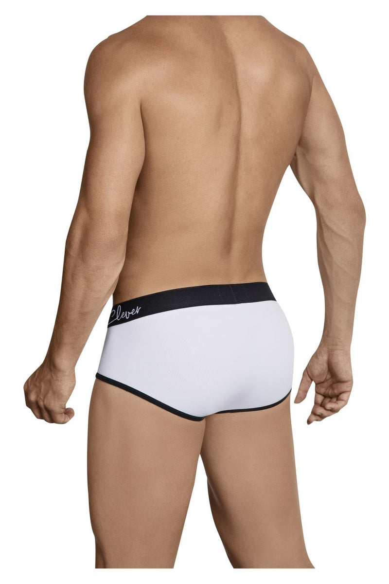 Clever 5374 Asian Piping Briefs Color White –