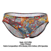 Doreanse 1217-PRN Groovy Bikini Couleur imprimée