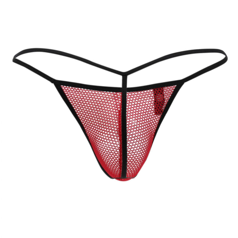 Doreanse 1306-RED Mesh G-string string couleur rouge