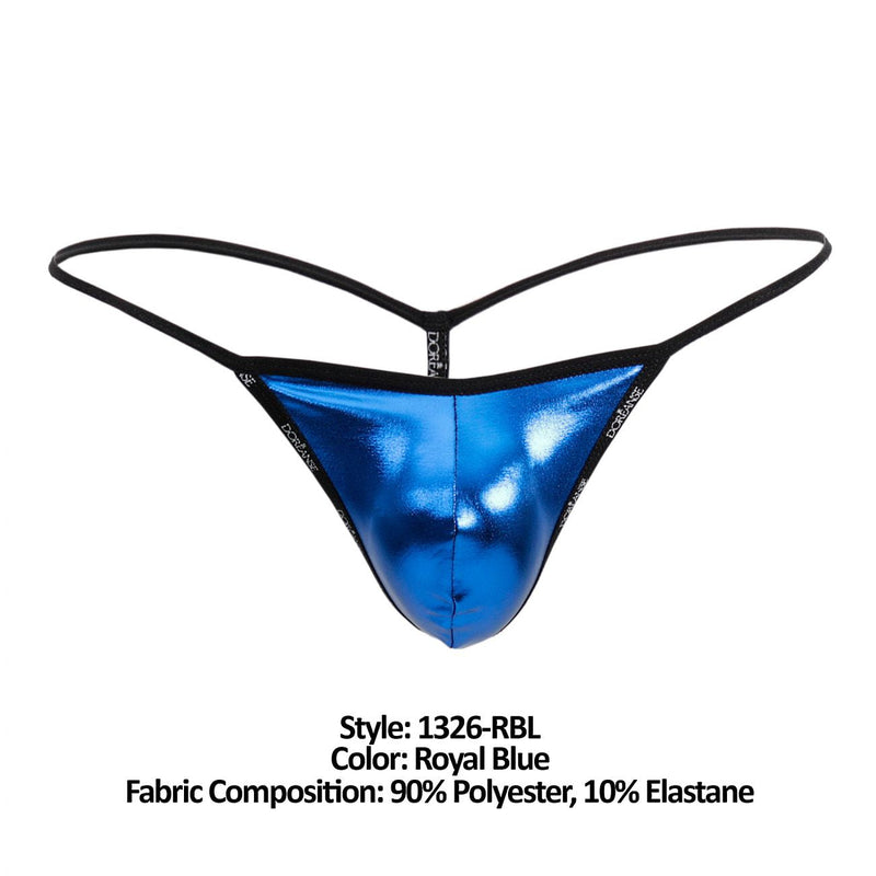 Doreanse 1326-rbl llamativo G-string color azul real