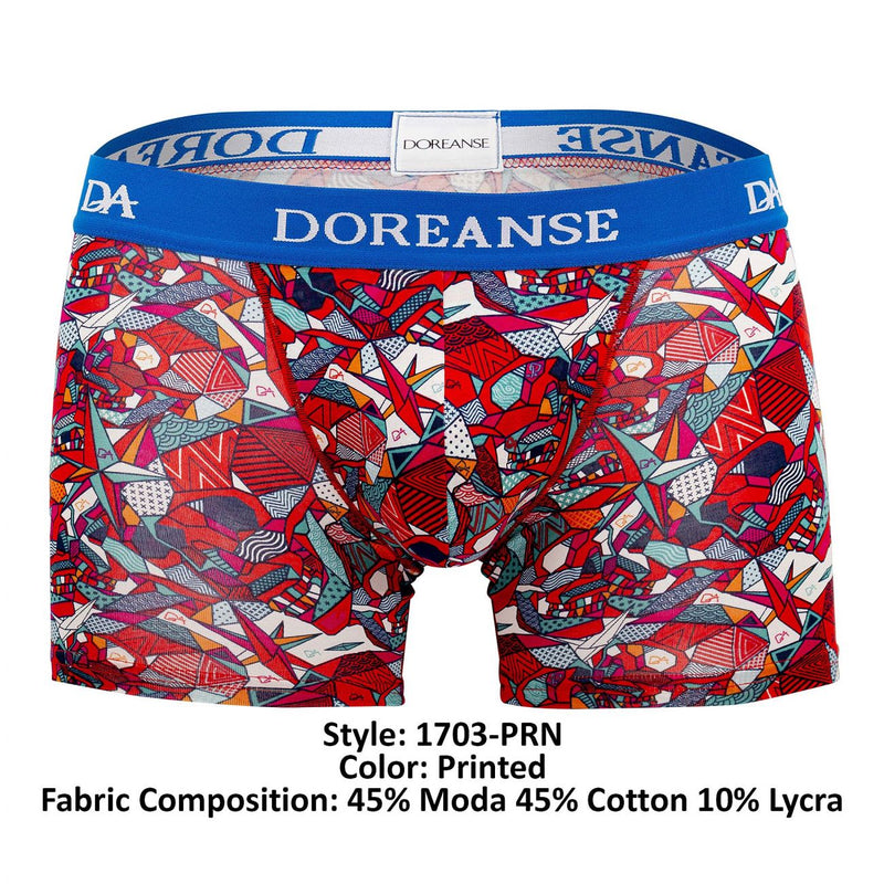 Doreanse 1703-PRN pop art Trunks Couleur imprimée