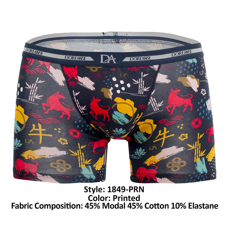 Doreanse 1849-Prn Año de los bull Trunks Color impreso