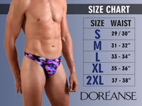 Doreanse 1403-PRN Briefs persans Couleur imprimée