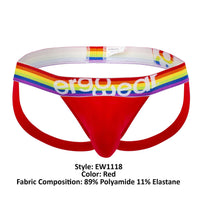 حزام رياضي ErgoWear EW1118 MAX XV PRIDE باللون الأحمر