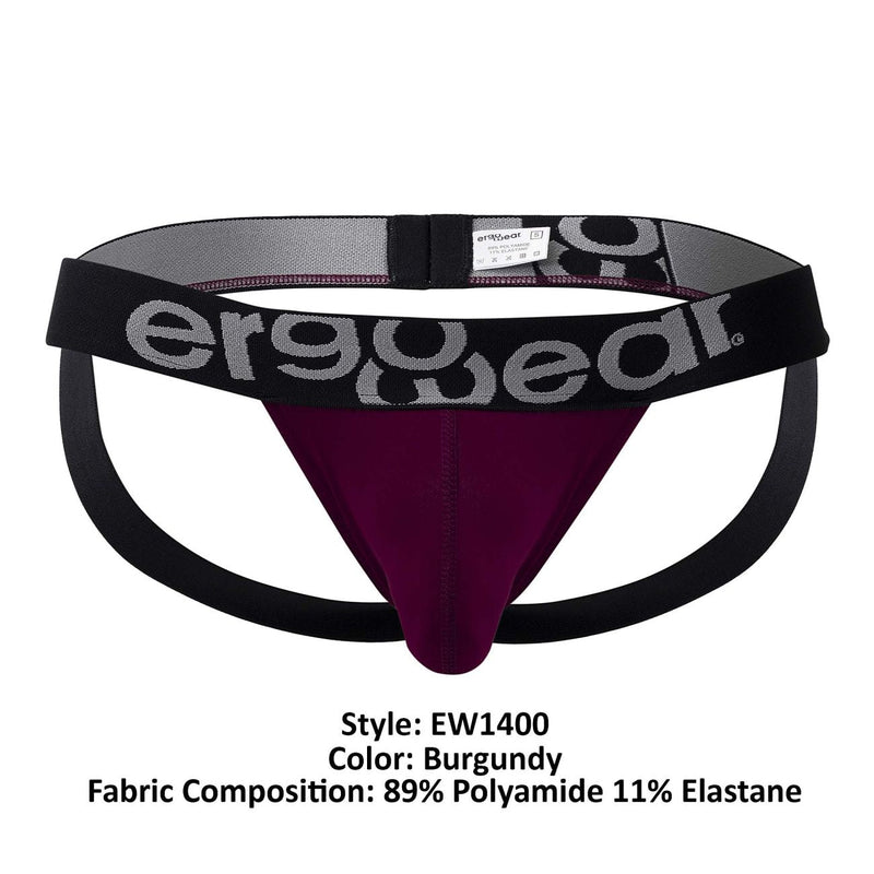 Ergowear EW1400 जिम जॉकस्ट्रैप कलर बरगंडी