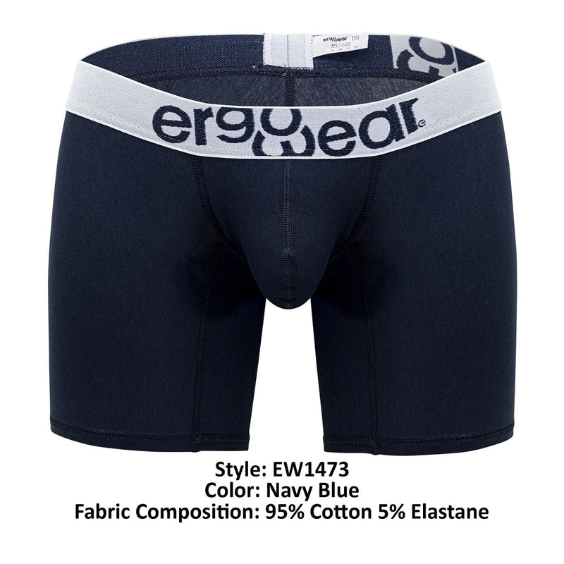 Ergowear EW1473 MAX Cotton Boxer Briefs Color Navy Bleu