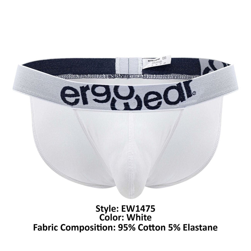 ErgoWear EW1475 MAX قطن بيكيني اللون أبيض