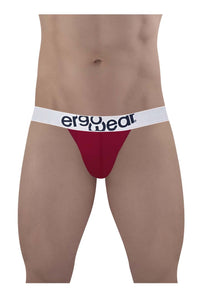 ERGOWEAR EW1478最大棉花丁字裤颜色石榴石