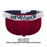 Ergowear EW1479 Max Algodón Bikini color granate