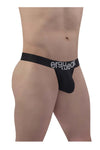 ErgoWear EW1482 MAX Cotton Thongs اللون أسود