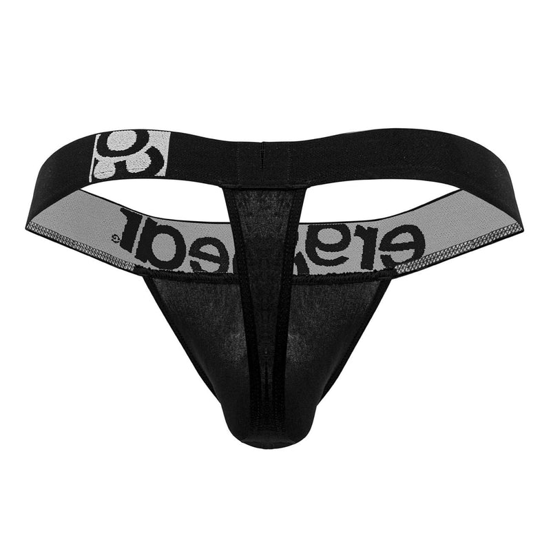 ErgoWear EW1482 MAX Cotton Thongs اللون أسود