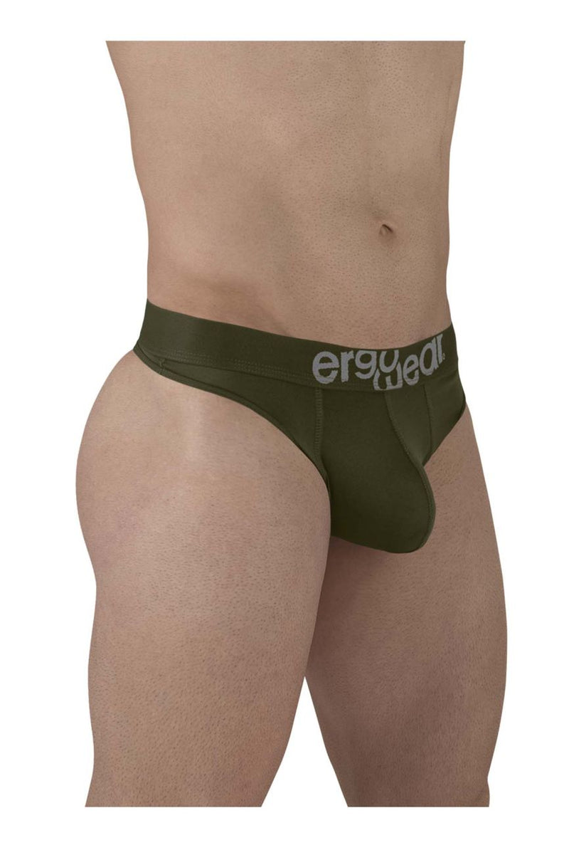 ERGOWEAR EW1496臀部丁字裤颜色深绿色