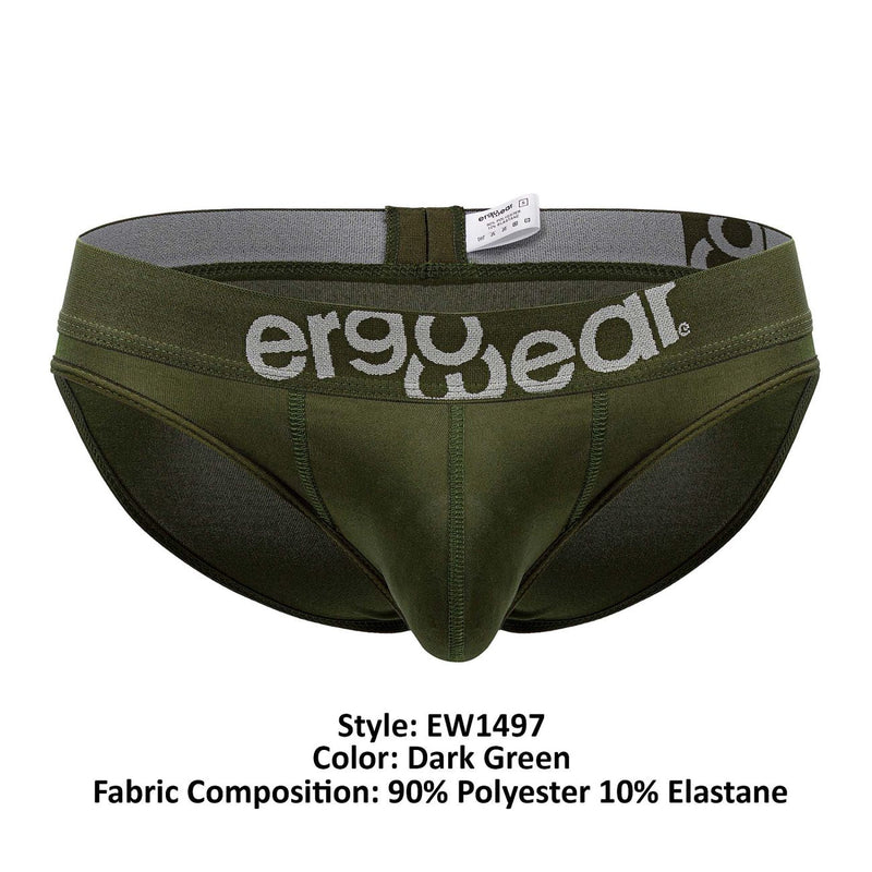 Ergowear EW1497 Color de bikini de cadera verde oscuro