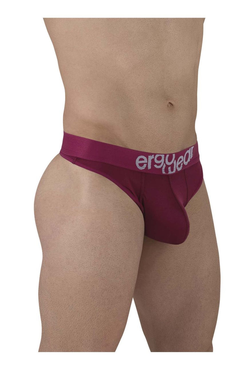 Ergowear EW1499 हिप थोंग्स कलर बरगंडी