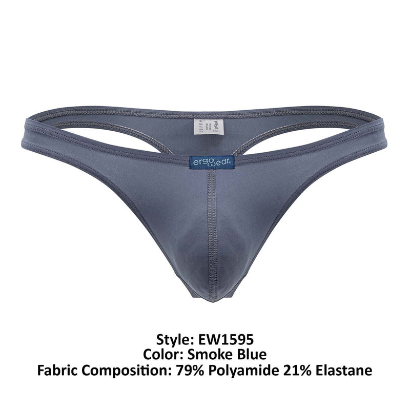 ErgoWear EW1595 X4D ثونج اللون أزرق دخاني