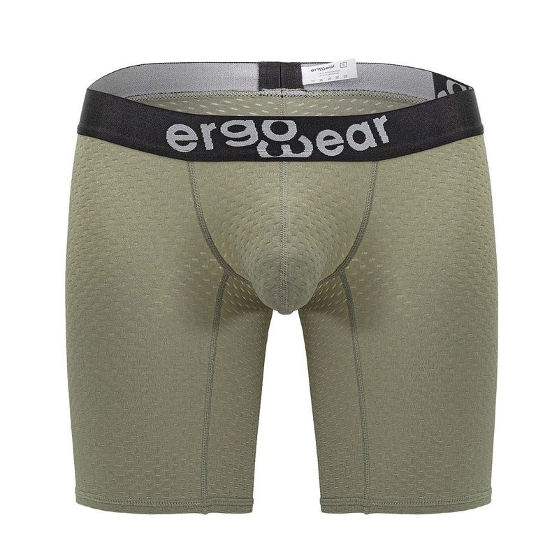 Ergowear EW1680 मैक्स फ्लो बॉक्सर ब्रीफ्स कलर स्मोक ग्रीन