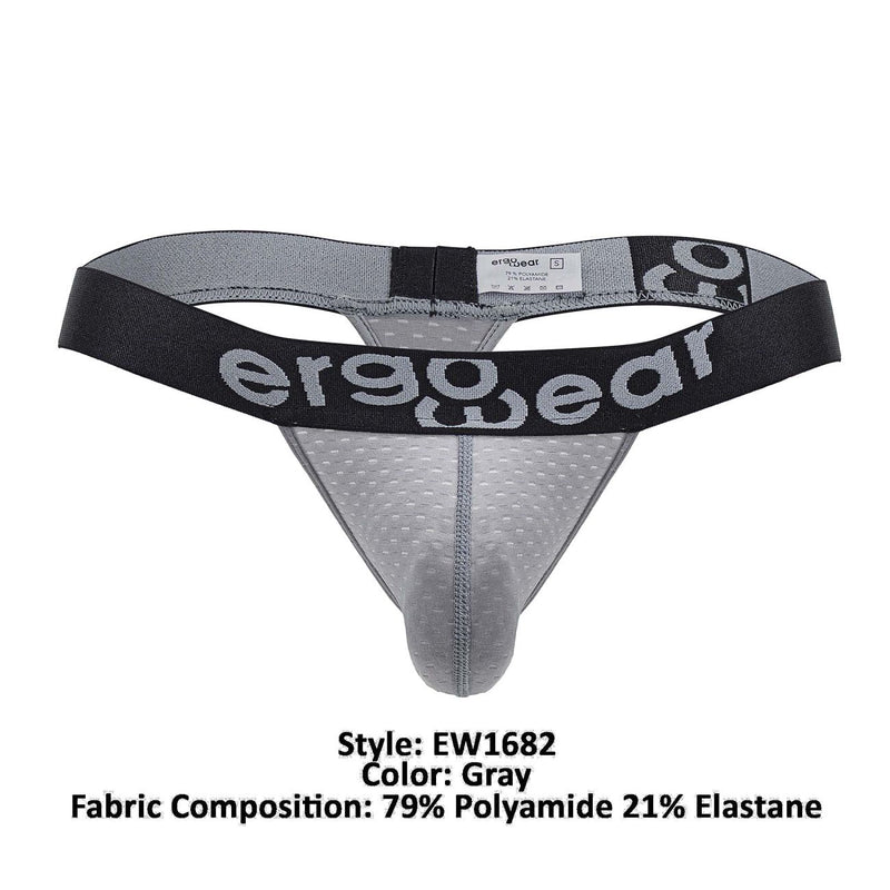 ErgoWear EW1682 MAX FLOW G-String اللون رمادي