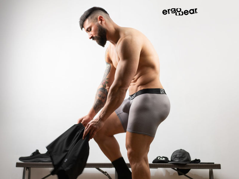 Ergowear EW1685 अधिकतम प्रवाह बॉक्सर ब्रीफ रंग ग्रे