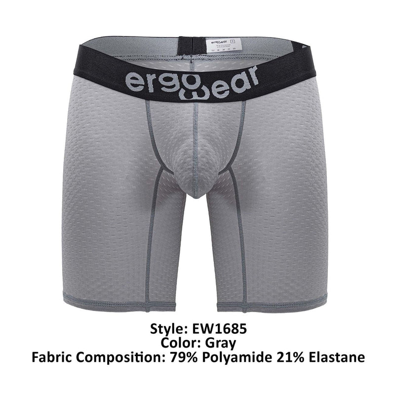 Ergowear EW1685 Max Flow Boxer Briefs Color Gray