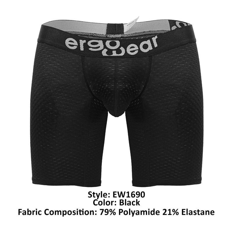 ErgoWear EW1690 MAX FLOW بوكسر داخلي اللون أسود