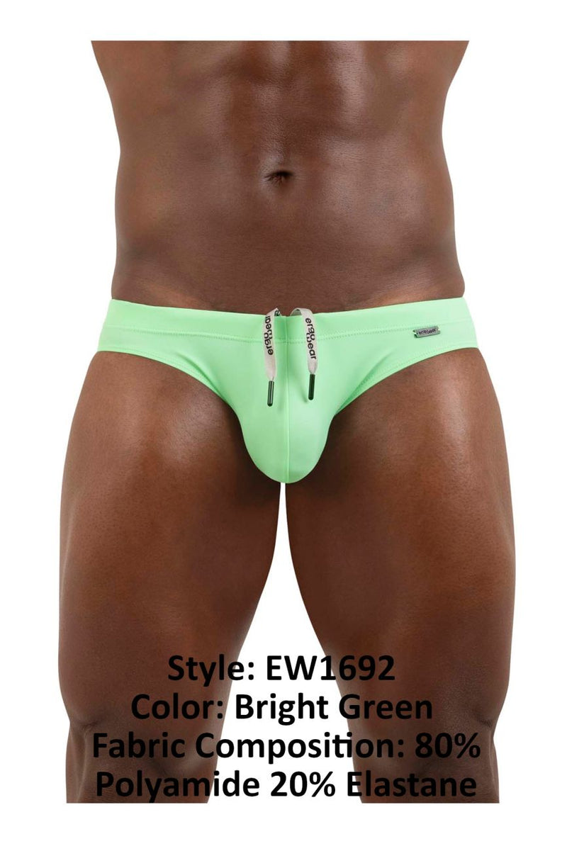 Ergowear EW1692 X4D SW Swim Briefs Couleurs Bright Green