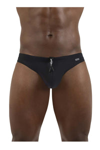 ErgoWear EW1693 X4D SW ملابس سباحة ملونة باللون الأسود الداكن