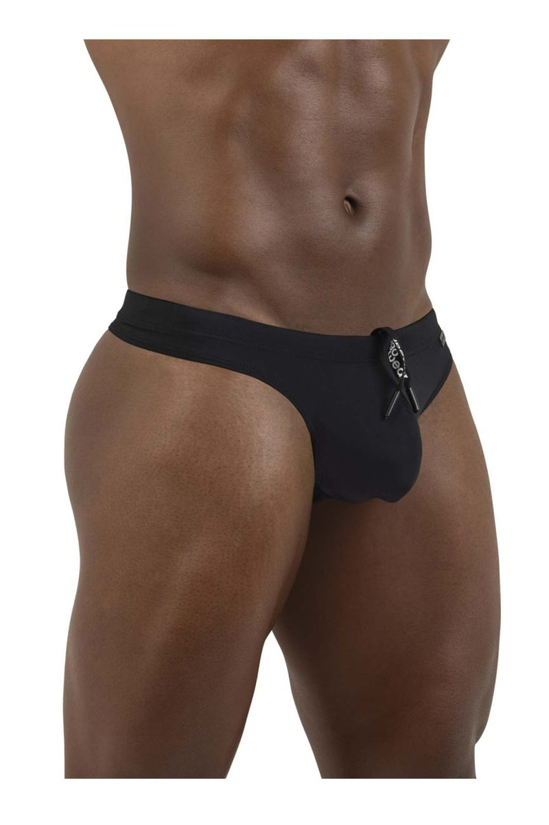 ErgoWear EW1693 X4D SW ملابس سباحة ملونة باللون الأسود الداكن