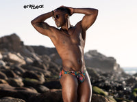 Ergowear ew1695 लगता है स्विम स्विम ब्रीफ रंग गुलाबी पत्तियां