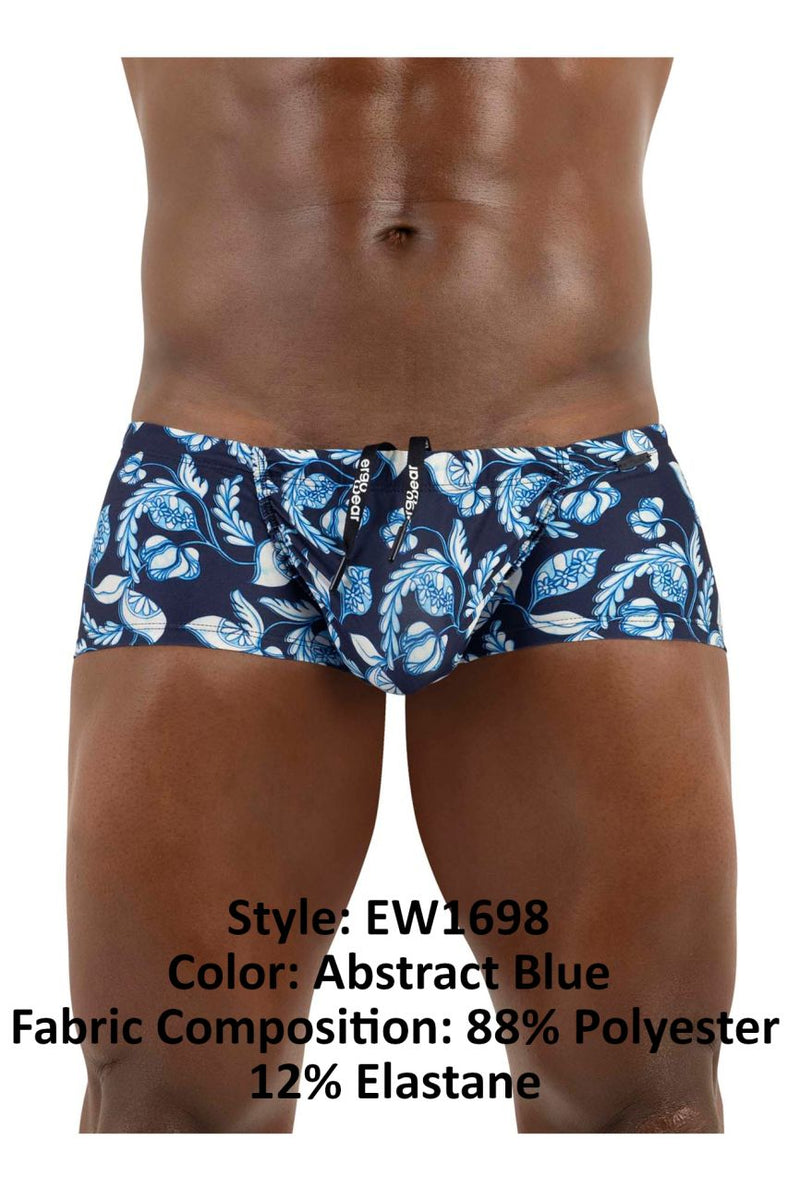 ErgoWear EW1698 FEEL SW Swim Trunks Color Abstract Blue