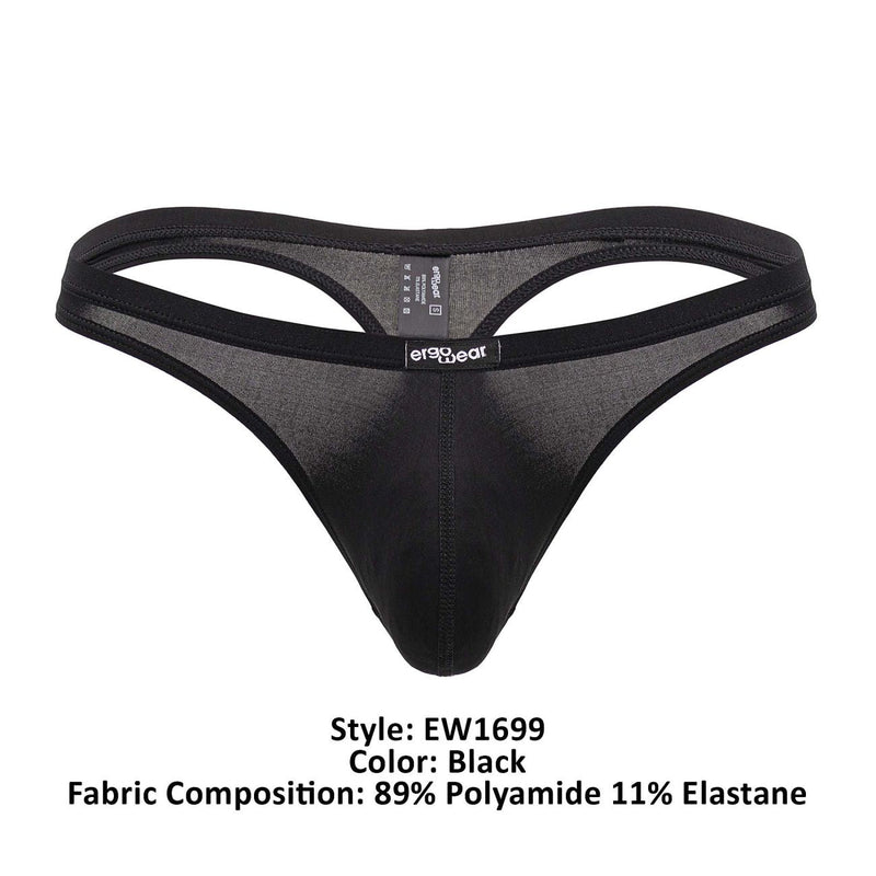 Ergowear EW1699 X4D thongs रंग काला