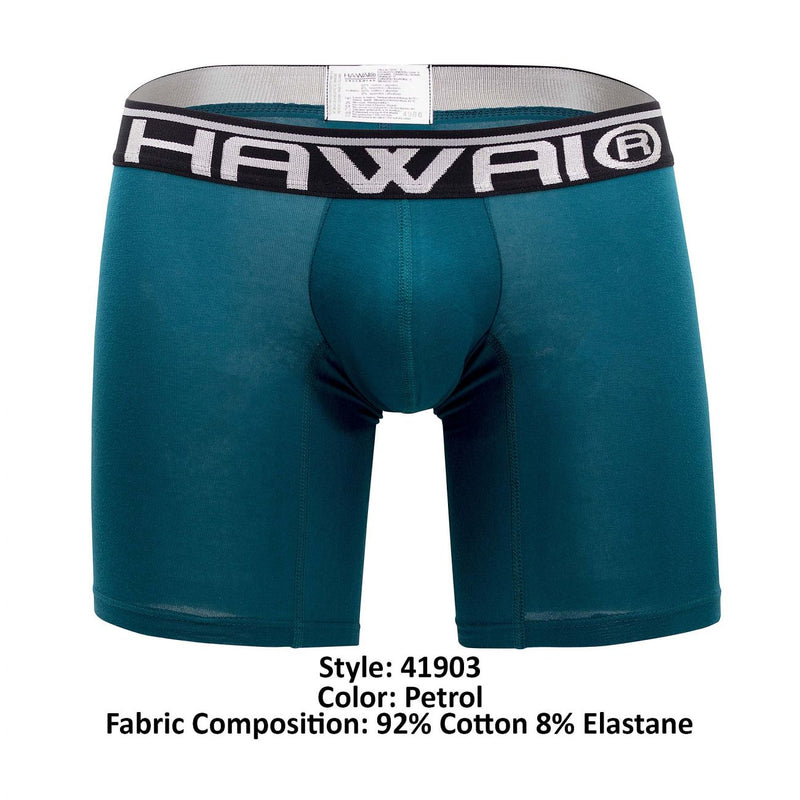 Hawai 41903 Briefs de boxeador atlético sólido Color Gasol