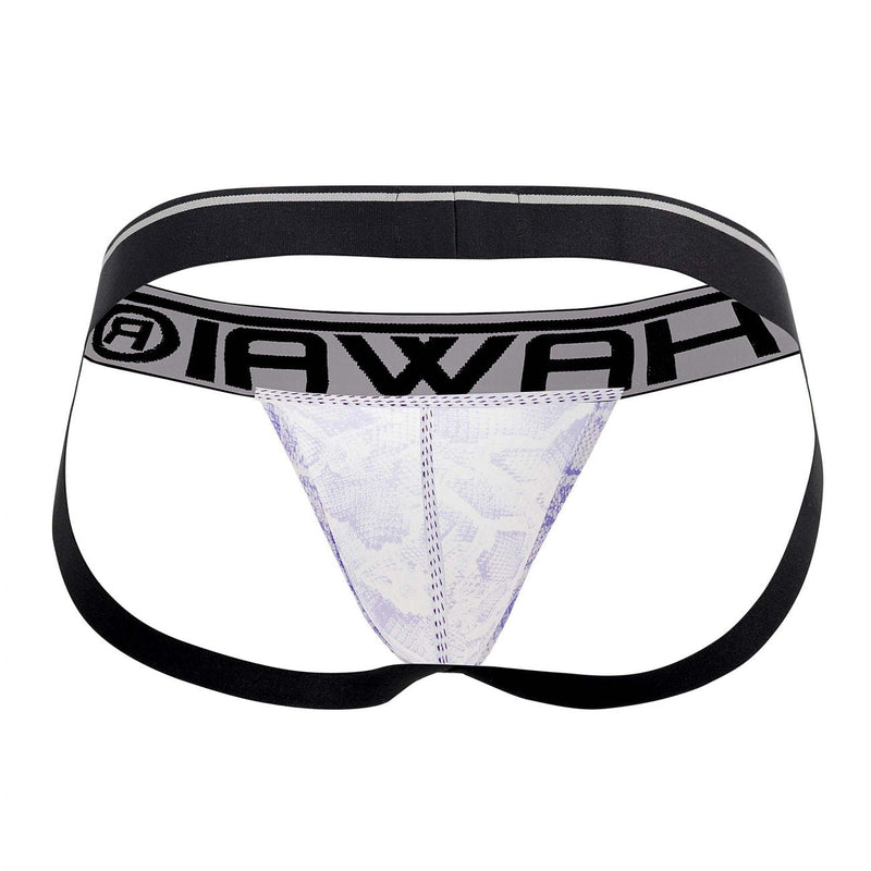 Hawai 41946t Animal imprimement athlétique Jockstrap Color Amethyst