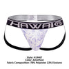 Hawai 41946t Animal imprimement athlétique Jockstrap Color Amethyst