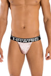 HAWAI 41946T Animal Print Athletic Jockstrap Color Pink