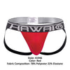 Hawai 41946 Solide Athletic Jockstrap Color Red