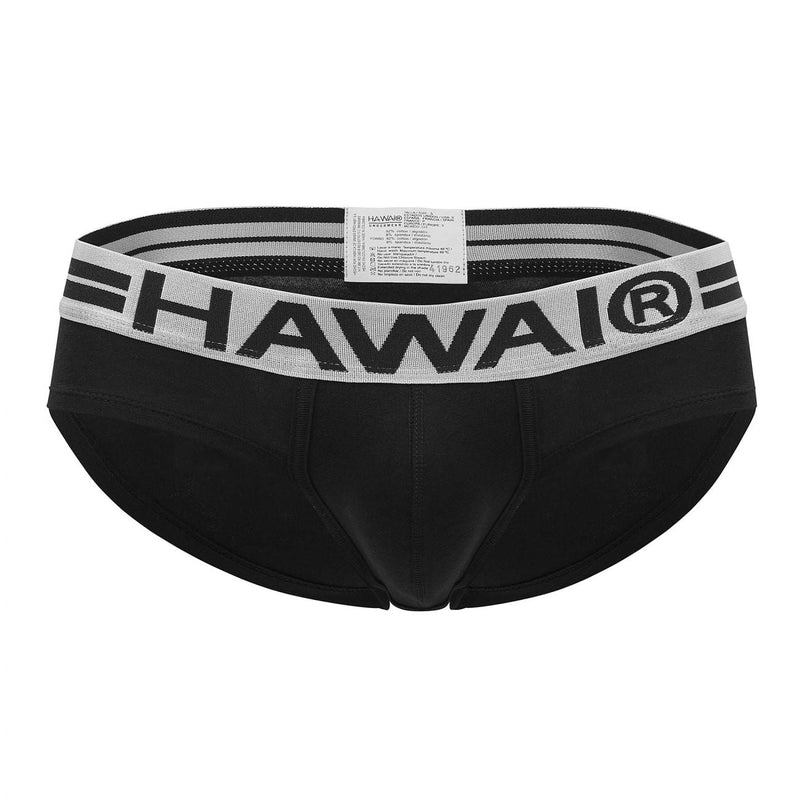 Hawai 41962 Briefs de algodón color negro