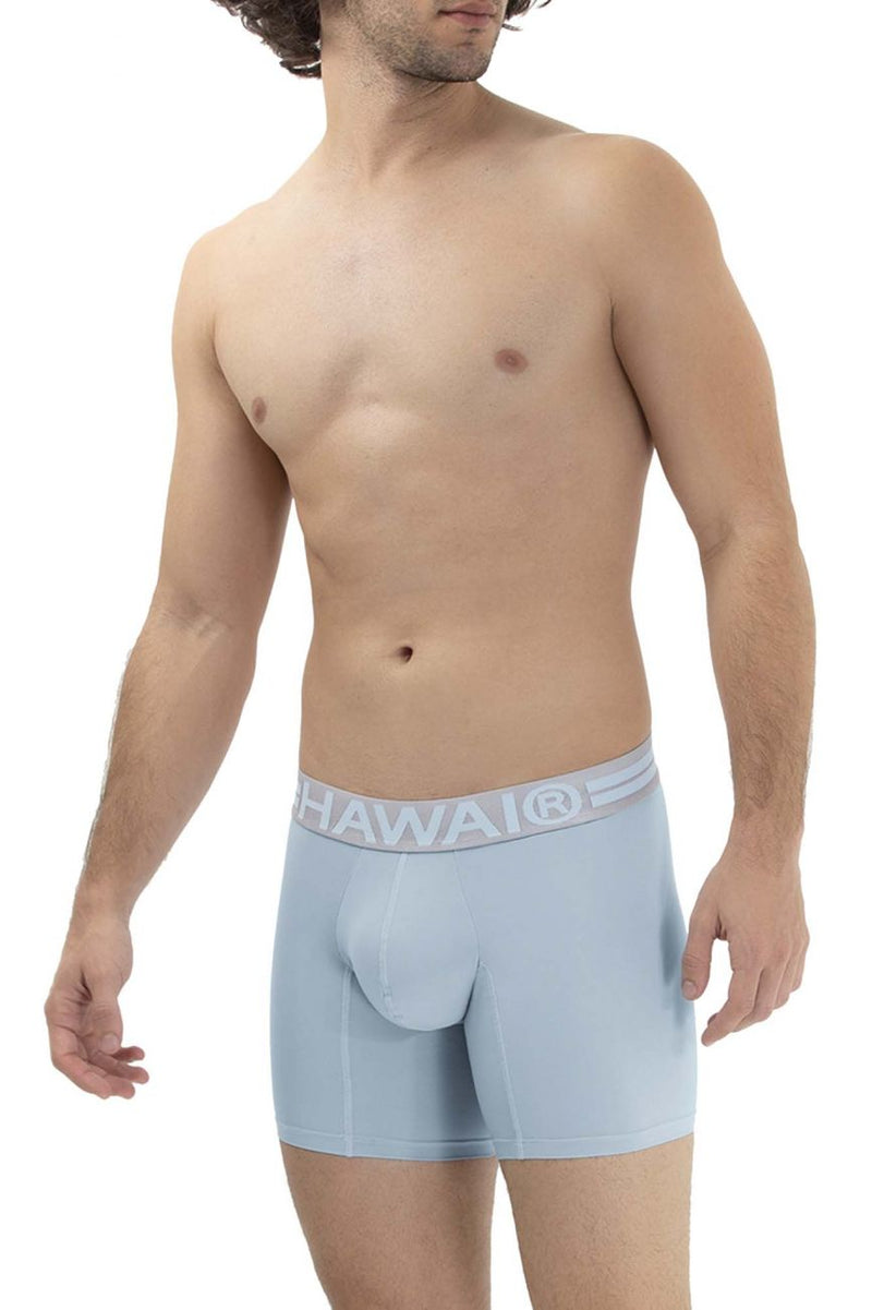 HAWAI 41977 Microfiber Boxer Briefs Color Light Blue