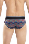 HAWAI 42050 Colorful Hip Briefs Color Blue