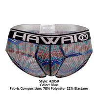 HAWAI 42050 Colorful Hip Briefs color azul