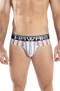 Hawai 42050 Lignes Hip Briefs Color blanc