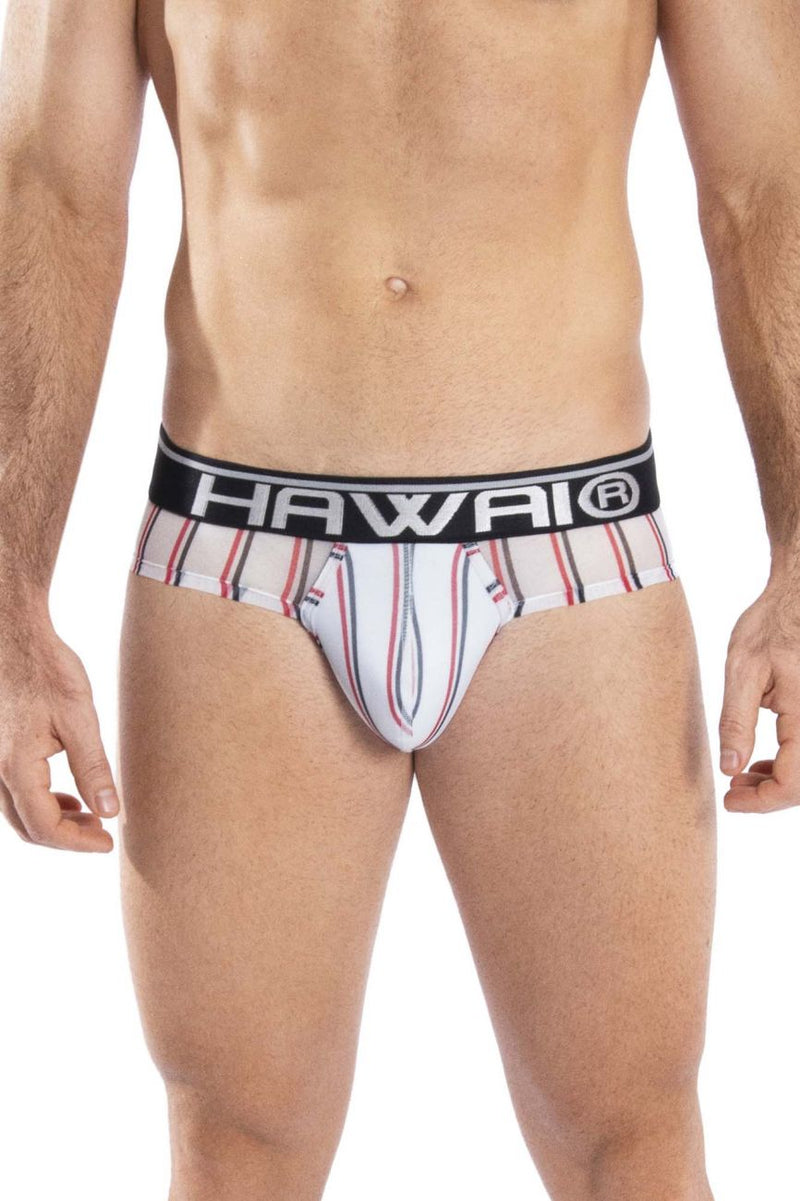 HAWAI 42050 LÍNEAS Hip Briefs Color blanco