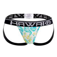 HAWAI 42052 Flowers Athletic Jockstrap Color Turquoise