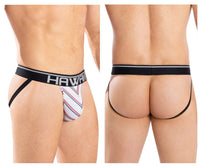 Hawai 42052 Líneas Athletic Jockstrap Color White