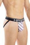 Hawai 42052 Líneas Athletic Jockstrap Color White