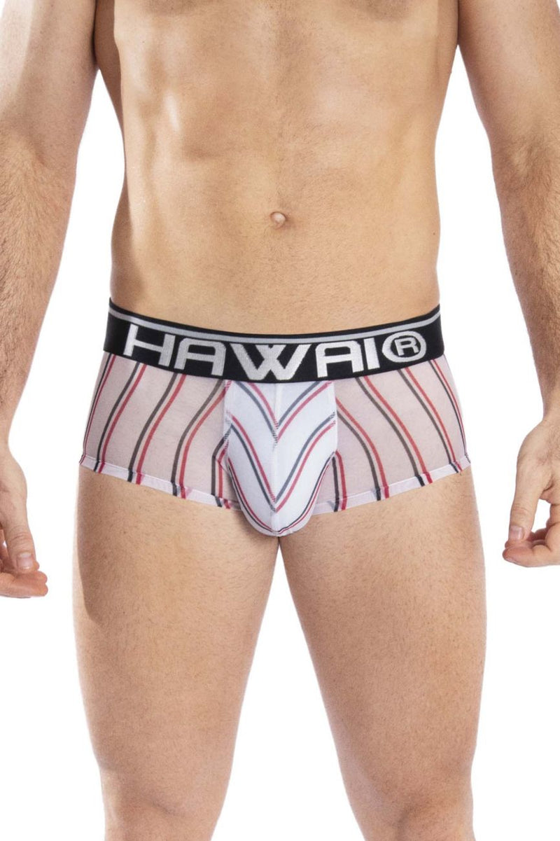 HAWAI 42053 Lines Mini Trunks Color White