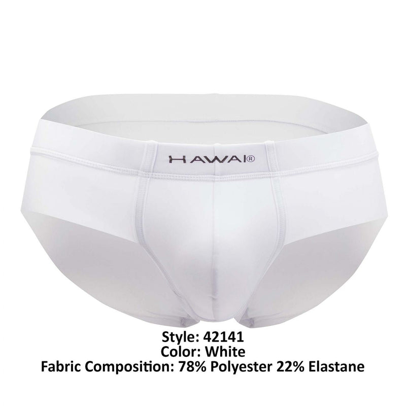 Hawai 42141 Briefs de hanche solide Color blanc