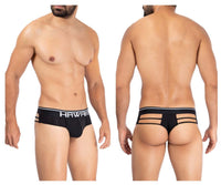 HAWAI 42154 Solid Microfiber Thongs Color Black