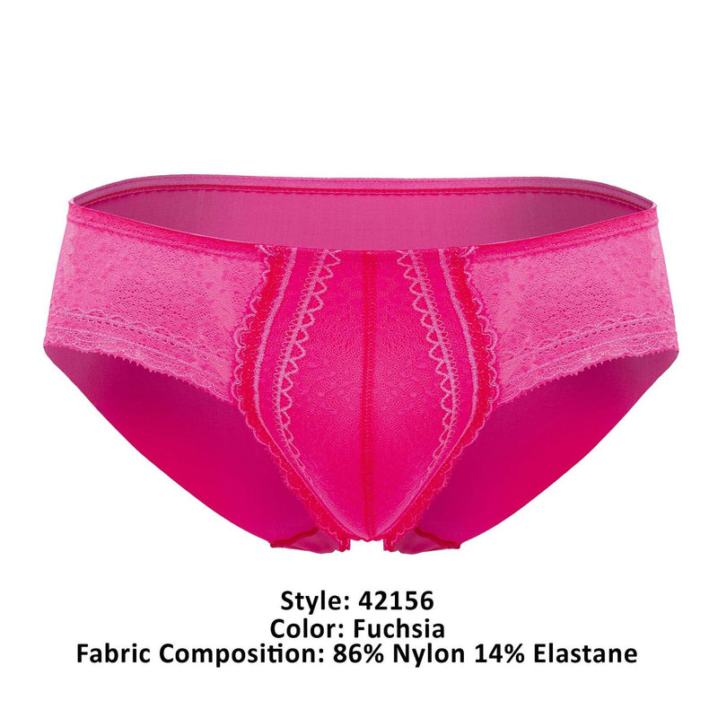 Hawai 42156 Briefs en dentelle solide couleur fuchsia